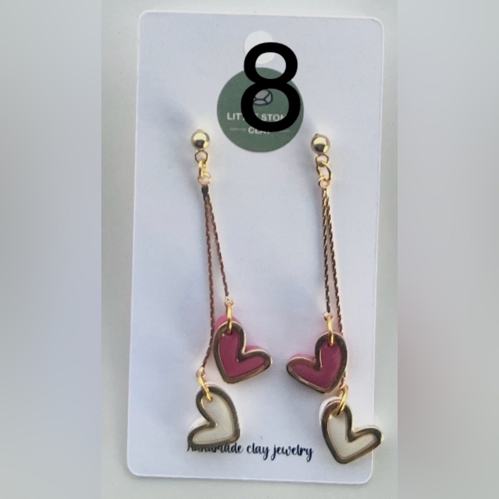 Handmade Clay Earings - Picture 9 of 10